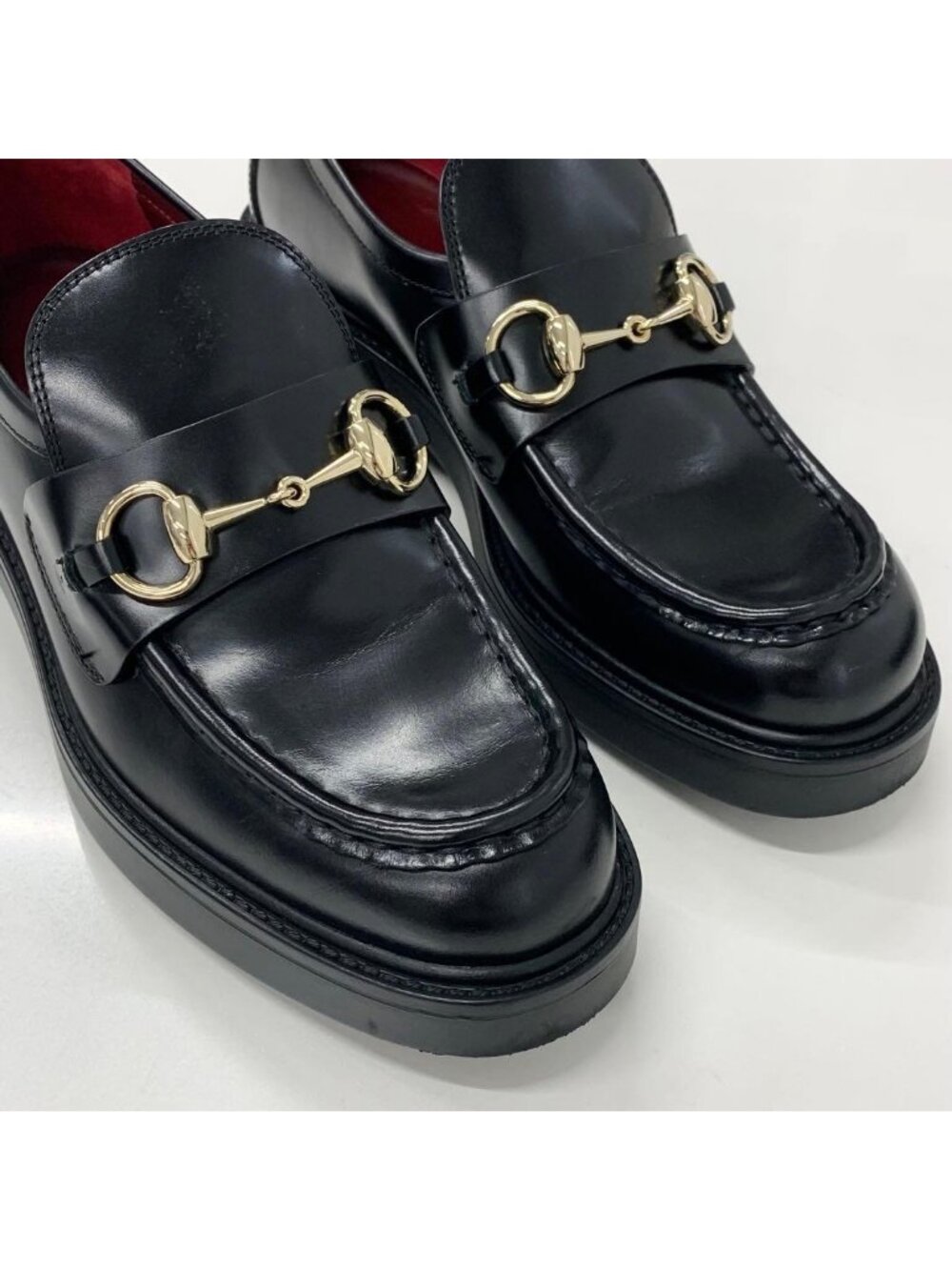 Gucci Horsebit Leather Loafers Black - Picture 10 of 10